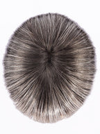 ICE BLUE TIPPED | Darkest Brown and Blue with Pearl Platinum and Pure White Blend with Lighter Tipped Ends and Shaded Roots