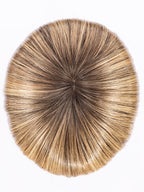 LIGHT BERNSTEIN ROOTED 12.26.27 | Lightest Brown, Light Golden Blonde, and Dark Strawberry Blonde Blend with Shaded Roots