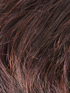 AUBERGINE MIX 133.131.2 | Darkest Brown with hints of Plum at base and Bright Cherry Red and Dark Burgundy Highlights