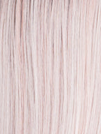 PASTEL ROSE ROOTED | Pearl Platinum and Lightest Ash Blonde with Rose Pink Blend and Shaded Roots