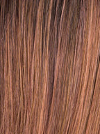 ROSEWOOD TIPPED | Medium Brown, Caramel, and Rose Gold blend with Lighter Tipped Ends and Shaded Roots