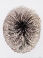 DARK SNOW ROOTED 56.60.48 | Lightest Brown Blended with Grey and Pearl White with Shaded Roots