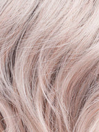PASTEL ROSE ROOTED | Pearl Platinum and Lightest Ash Blonde with Rose Pink Blend and Shaded Roots