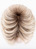 PEARL BLONDE ROOTED 101.20.24 | Pearl Platinum and Light Strawberry Blonde with Lightest Ash Blonde Blend and Shaded Roots