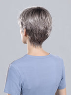 DEBBIE by Ellen Wille in METALLIC GREY ROOTED 60.51 | Pearl White, Darkest/Lightest Brown with Grey Blend with Shaded Roots
