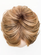 LIGHT BERNSTEIN ROOTED 12.26.27 | Lightest Brown, Light Golden Blonde, and Dark Strawberry Blonde Blend with Shaded Roots