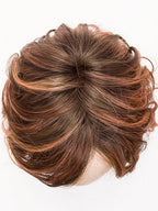 ROSEWOOD ROOTED | Medium Brown, Caramel, and Rose Gold blend with Shaded Roots