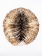 GINGER BLONDE ROOTED 20.26.27 | Light Golden Blonde, Light Strawberry Blonde and Dark Strawberry Blonde blend with Shaded Roots