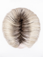 SILVER BLONDE ROOTED 60.23 | Pearl White and Lightest Pale Blonde Blend with Shaded Roots