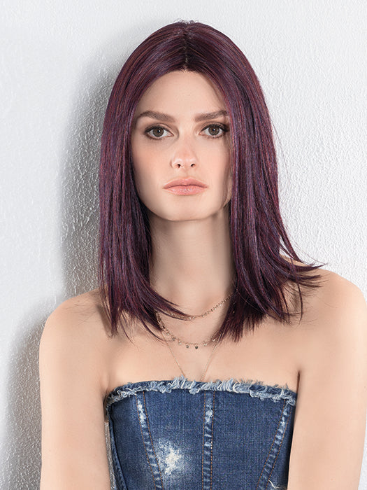 DRIVE by Ellen Wille in DARK PLUM MIX 4.33 | Darkest Brown Blended with Dark Auburn
