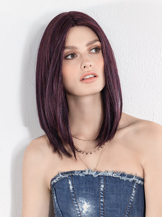 DRIVE by Ellen Wille in DARK PLUM MIX 4.33 | Darkest Brown Blended with Dark Auburn