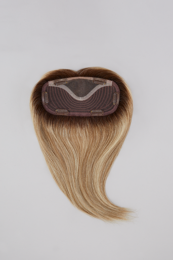 easiFringe human hair topper flat lay