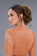 easiLuxe Clip brunette clip on ponytail