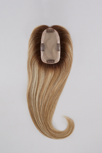easiPart French 18" hair topper flat lay