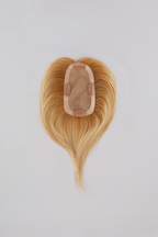 easiPart French 8" hair topper flat lay