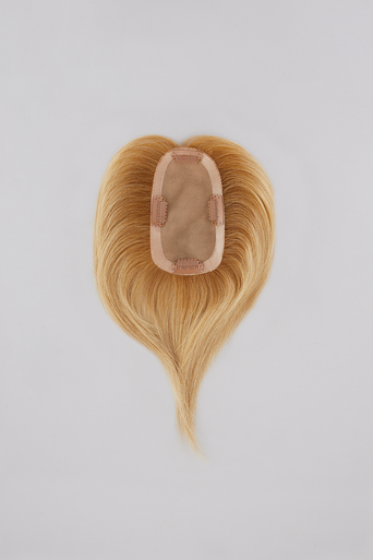 easiPart French 8" hair topper flat lay