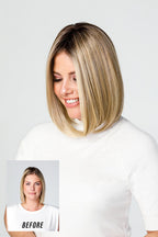 easiPart Medium HD 12" blonde hair topper