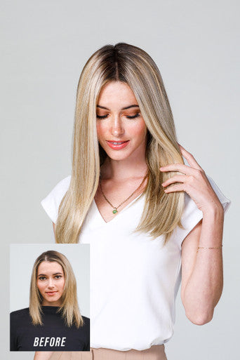 easiPart T HD 18" blonde hair topper