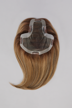 easiPart T HD 12" hair topper flat lay