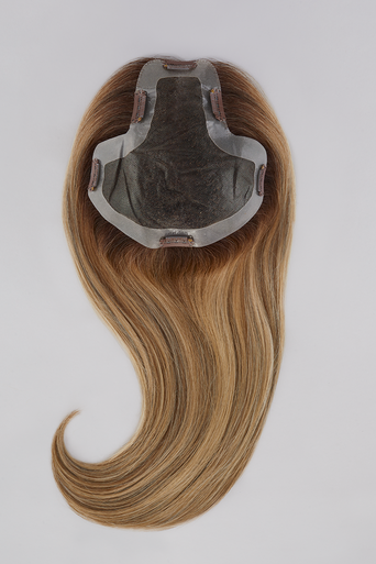 easiPart T HD 18" hair topper flat lay