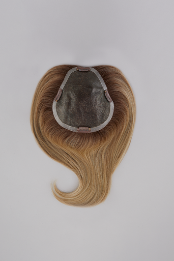 easiPart XL HD 12" blonde hair topper flat lay