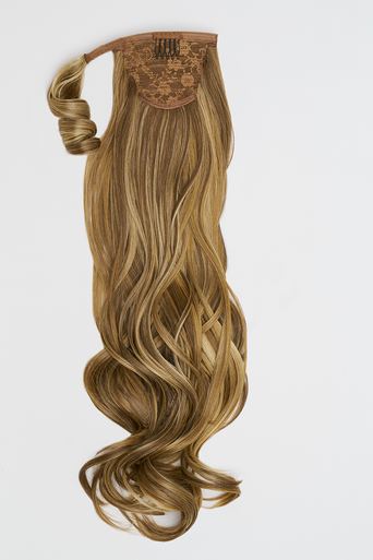 easiPony Long Wavy HD ponytail flat lay