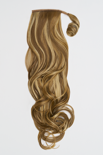 easiPony Long Wavy HD ponytail flat lay