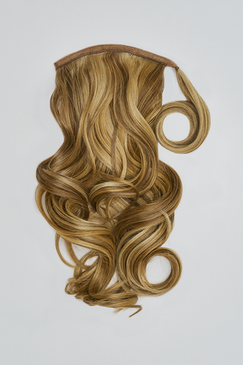 easiPony Medium Wavy HD ponytail flat lay