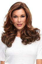 easiPart French 18" brunette topper