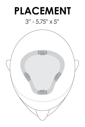 easiPart XL 12" blonde hair topper placement
