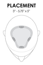easiPart XL HD 8" blonde hair topper placement