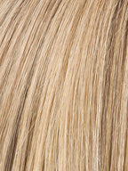 CARAMEL ROOTED 26.14.20 | Light Golden Blonde and Medium Ash Blonde with Light Strawberry Blonde Blend and Shaded Roots