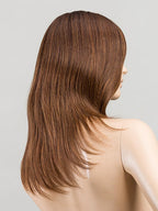 CHOCOLATE TIPPED 830.6 | Dark Brown and Medium Warm Brown with Medium Brown Blended with Light Auburn with Tipped Ends and Shaded Roots