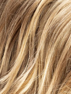 CARAMEL ROOTED 20.14.26 | Light Strawberry Blonde and Medium Ash Blonde with Light Golden Blonde Blend and Shaded Roots