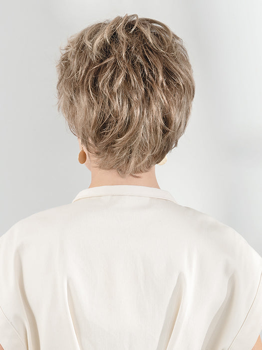 CHARME SOFT by ELLEN WILLE in TOBACCO ROOTED 12.27.26 | Lightest Brown and Dark Strawberry Blonde with Light Golden Blonde Blend and Shaded Roots