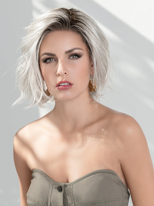 ESPRIT SOFT by ELLEN WILLE in SILVER BLONDE ROOTED 60.1001.24 | Pearl White and Winter White with Lightest Ash Blonde Blend and Shaded Roots