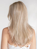 MIRAGE DELUXE by ELLEN WILLE in CHAMPAGNE-ROOTED 24.25.20 | Lightest Ash Blonde and Lightest Golden Blonde with Light Strawberry Blonde Blend and Shaded Roots