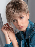 AVOLA by ELLEN WILLE in DARK SAND SHADED 27.22.8 | Dark Strawberry Blonde and Light Neutral Blonde with Medium Brown Blend and Shaded Roots