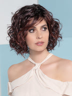 ONDA by ELLEN WILLE in PLUM RED SHADED 131.133.132 | Cherry Red with Dark Burgundy Red on top, with a Dark Burgundy nape