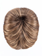 MOCCA ROOTED 830.27.20 | Medium Brown Blended with Light Auburn and Dark/Light Strawberry Blonde Blend and Shaded Roots