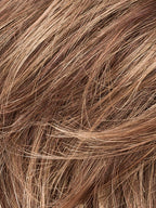 MOCCA ROOTED 830.27.20 | Medium Brown Blended with Light Auburn and Dark/Light Strawberry Blonde Blend and Shaded Roots