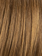 MOCCA ROOTED 830.27.12 | Medium Brown Blended with Light Auburn and Dark Strawberry Blonde with Lightest Brown Blend and Shaded Roots