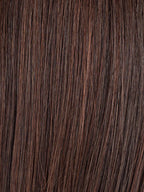 DARK CHOCOLATE ROOTED 4.33 | Darkest Brown Blended with Dark Auburn with Shaded Roots
