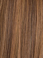 HAZELNUT ROOTED 830.27.9 | Medium Brown blended with Light Auburn, Dark Strawberry Blonde and Medium Warm Brown Blend with Shaded Roots