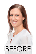 easiPart XL 18" brunette human hair topper