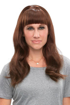 easiPart XL 18" brunette human hair topper