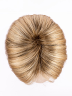 LIGHT CARAMEL ROOTED 26.19.20 | Light Golden Blonde and Light Honey Blonde blended with Light Strawberry Blonde with Shaded Roots