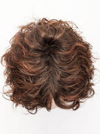 LOOP by ELLEN WILLE in AUBURN ROOTED 33.130.4 | Dark Auburn, Deep Copper Brown, and Darkest Brown blend with Dark Shaded Roots