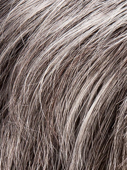 SALT/PEPPER ROOTED 51.44.39 | Black/Dark Brown, Darkest Brown, and Lightest Brown with Grey Blend and Shaded Roots
