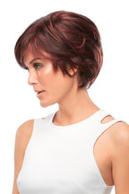 Mariska brunette wig back2